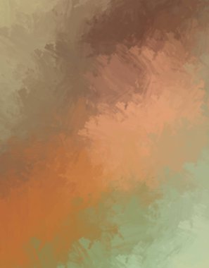 Taranmış Boyalı Soyut Arkaplan. Fırça darbesi ile boyanmış. Boya darbeleri. 2B Görüntü.