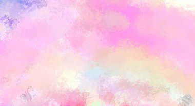 Taranmış Boyalı Soyut Arkaplan. Fırça darbesi ile boyanmış. Boya darbeleri. 2B Görüntü.