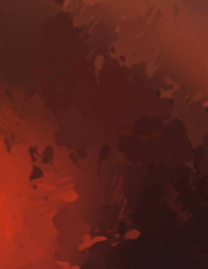 Taranmış Boyalı Soyut Arkaplan. Fırça darbesi ile boyanmış. Boya darbeleri. 2B Görüntü.