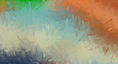 Taranmış Boyalı Soyut Arkaplan. Fırça darbesi ile boyanmış. Boya darbeleri. 2B Görüntü.