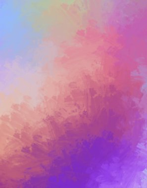 Taranmış Boyalı Soyut Arkaplan. Fırça darbesi ile boyanmış. Boya darbeleri. 2B Görüntü.