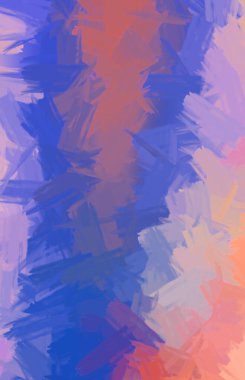 Taranmış Boyalı Soyut Arkaplan. Fırça darbesi ile boyanmış. Boya darbeleri. 2B Görüntü.