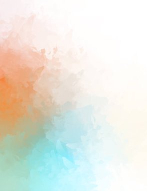 Taranmış Boyalı Soyut Arkaplan. Fırça darbesi ile boyanmış. Boya darbeleri. 2B Görüntü.