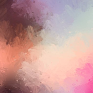 Taranmış Boyalı Soyut Arkaplan. Fırça darbesi ile boyanmış. Boya darbeleri. 2B Görüntü.