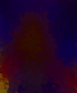 Taranmış Boyalı Soyut Arkaplan. Fırça darbesi ile boyanmış. Boya darbeleri. 2B Görüntü.