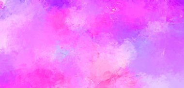 Taranmış Boyalı Soyut Arkaplan. Fırça darbesi ile boyanmış. Boya darbeleri. 2B Görüntü.