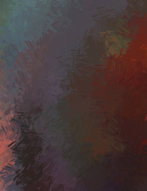 Taranmış Boyalı Soyut Arkaplan. Fırça darbesi ile boyanmış. Boya darbeleri. 2B Görüntü.