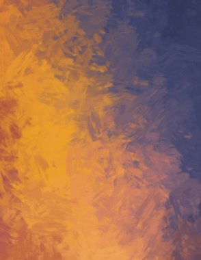 Taranmış Boyalı Soyut Arkaplan. Fırça darbesi ile boyanmış. Boya darbeleri. 2B Görüntü.