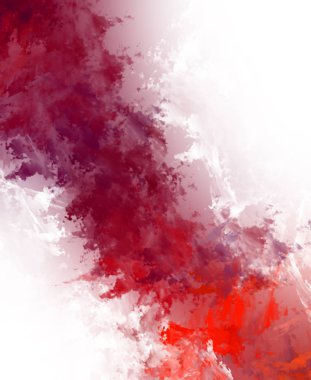 Taranmış Boyalı Soyut Arkaplan. Fırça darbesi ile boyanmış. Boya darbeleri. 2B Görüntü.