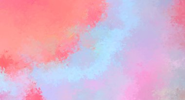 Taranmış Boyalı Soyut Arkaplan. Fırça darbesi ile boyanmış. Boya darbeleri. 2B Görüntü.