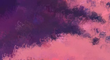 Taranmış Boyalı Soyut Arkaplan. Fırça darbesi ile boyanmış. Boya darbeleri. 2B Görüntü.