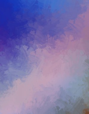 Taranmış Boyalı Soyut Arkaplan. Fırça darbesi ile boyanmış. Boya darbeleri. 2B Görüntü.