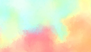 Taranmış Boyalı Soyut Arkaplan. Fırça darbesi ile boyanmış. Boya darbeleri. 2B Görüntü.