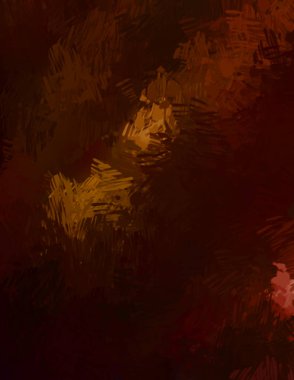 Taranmış Boyalı Soyut Arkaplan. Fırça darbesi ile boyanmış. Boya darbeleri. 2B Görüntü.