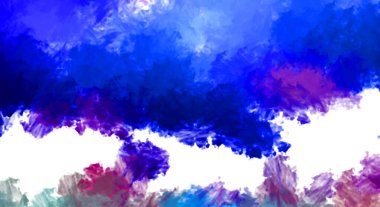 Taranmış Boyalı Soyut Arkaplan. Fırça darbesi ile boyanmış. Boya darbeleri. 2B Görüntü.