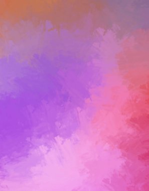 Taranmış Boyalı Soyut Arkaplan. Fırça darbesi ile boyanmış. Boya darbeleri. 2B Görüntü.