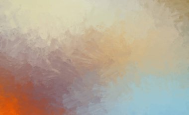Taranmış Boyalı Soyut Arkaplan. Fırça darbesi ile boyanmış. Boya darbeleri. 2B Görüntü.