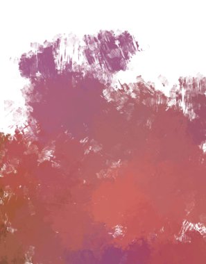 Taranmış Boyalı Soyut Arkaplan. Fırça darbesi ile boyanmış. Boya darbeleri. 2B Görüntü.