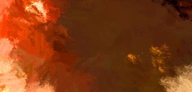 Taranmış Boyalı Soyut Arkaplan. Fırça darbesi ile boyanmış. Boya darbeleri. 2B Görüntü.