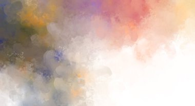 Taranmış Boyalı Soyut Arkaplan. Fırça darbesi ile boyanmış. Boya darbeleri. 2B Görüntü.