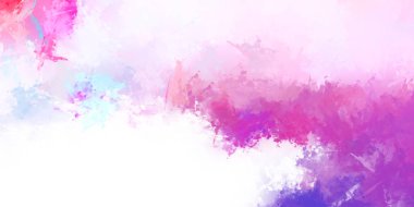 Taranmış Boyalı Soyut Arkaplan. Fırça darbesi ile boyanmış. Boya darbeleri. 2B Görüntü.