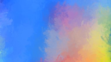 Taranmış Boyalı Soyut Arkaplan. Fırça darbesi ile boyanmış. Boya darbeleri. 2B Görüntü.