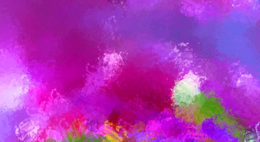 Taranmış Boyalı Soyut Arkaplan. Fırça darbesi ile boyanmış. Boya darbeleri. 2B Görüntü.