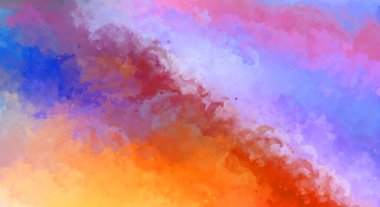 Taranmış Boyalı Soyut Arkaplan. Fırça darbesi ile boyanmış. Boya darbeleri. 2B Görüntü.