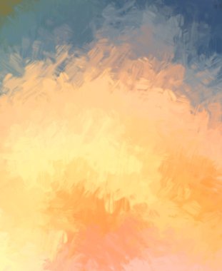 Taranmış Boyalı Soyut Arkaplan. Fırça darbesi ile boyanmış. Boya darbeleri. 2B Görüntü.