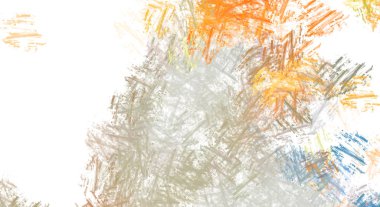 Taranmış Boyalı Soyut Arkaplan. Fırça darbesi ile boyanmış. Boya darbeleri. 2B Görüntü.