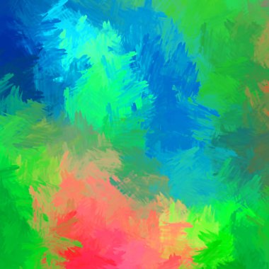 Taranmış Boyalı Soyut Arkaplan. Fırça darbesi ile boyanmış. Boya darbeleri. 2B Görüntü.