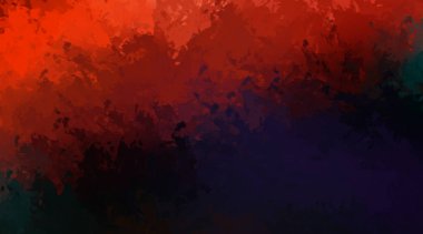 Taranmış Boyalı Soyut Arkaplan. Fırça darbesi ile boyanmış. Boya darbeleri. 2B Görüntü.