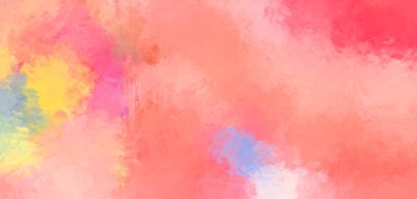 Taranmış Boyalı Soyut Arkaplan. Fırça darbesi ile boyanmış. Boya darbeleri. 2B Görüntü.