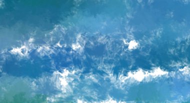 Taranmış Boyalı Soyut Arkaplan. Fırça darbesi ile boyanmış. Boya darbeleri. 2B Görüntü.