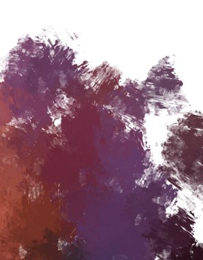 Taranmış Boyalı Soyut Arkaplan. Fırça darbesi ile boyanmış. Boya darbeleri. 2B Görüntü.