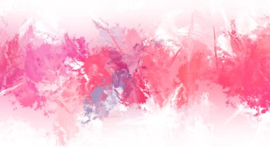 Taranmış Boyalı Soyut Arkaplan. Fırça darbesi ile boyanmış. Boya darbeleri. 2B Görüntü.