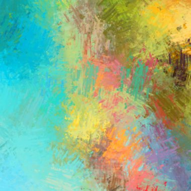 Taranmış Boyalı Soyut Arkaplan. Fırça darbesi ile boyanmış. Boya darbeleri. 2B Görüntü.