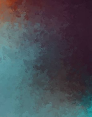 Taranmış Boyalı Soyut Arkaplan. Fırça darbesi ile boyanmış. Boya darbeleri. 2B Görüntü.