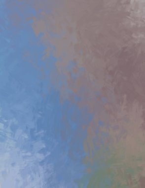 Taranmış Boyalı Soyut Arkaplan. Fırça darbesi ile boyanmış. Boya darbeleri. 2B Görüntü.