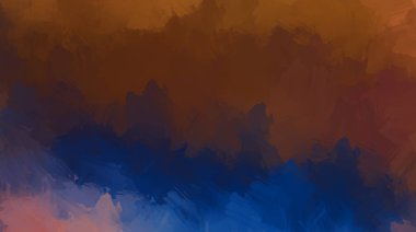 Taranmış Boyalı Soyut Arkaplan. Fırça darbesi ile boyanmış. Boya darbeleri. 2B Görüntü.