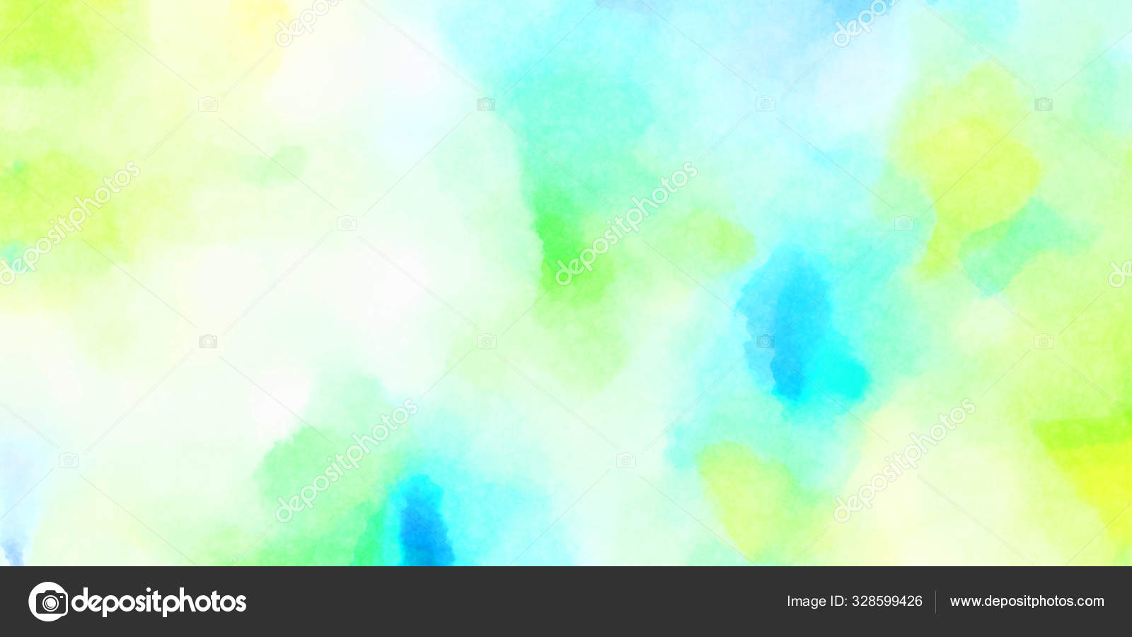Watercolor Painted Background Abstract