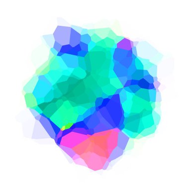 Çokgen arka plan. Geometrik tasarımlı renkli duvar kağıtları. Dijital illüstrasyon.