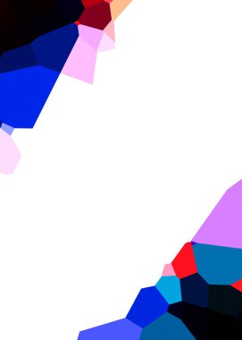 Çokgen arka plan. Geometrik tasarımlı renkli duvar kağıtları. Dijital illüstrasyon.