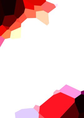 Çokgen arka plan. Geometrik tasarımlı renkli duvar kağıtları. Dijital illüstrasyon.