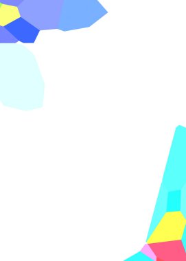 Çokgen arka plan. Geometrik tasarımlı renkli duvar kağıtları. Dijital illüstrasyon.