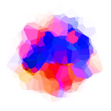 Çokgen arka plan. Geometrik tasarımlı renkli duvar kağıtları. Dijital illüstrasyon.