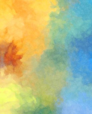 Suluboya arka plan. Soyut Illustration duvar kağıdı. Fırça darbesi ile boyanmış. 2d Görüntü.