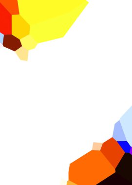 Çokgen arka plan. Geometrik tasarımlı renkli duvar kağıtları. Dijital illüstrasyon.