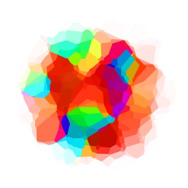 Çokgen arka plan. Geometrik tasarımlı renkli duvar kağıtları. Dijital illüstrasyon.