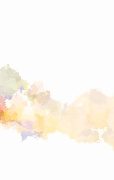 Акварельний Пофарбований Фон Абстрактні Ілюстрації Шпалери Малюнок Пензлем Ілюстрації — стокове фото